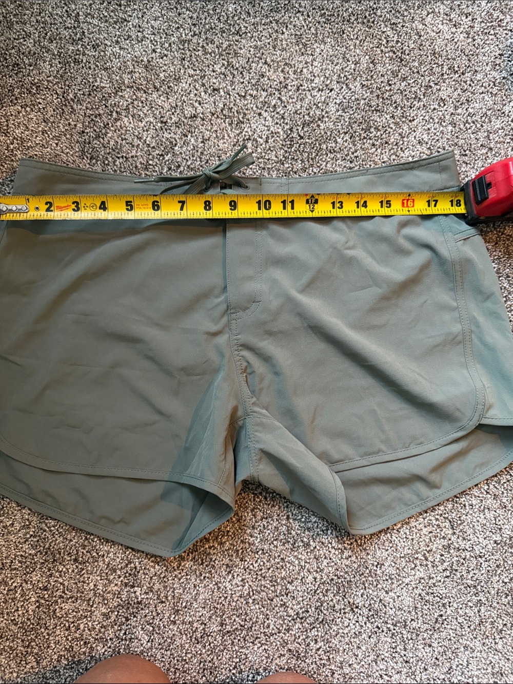 Prana Women’s Olive Green Athletic Shorts - Picture 6 of 7
